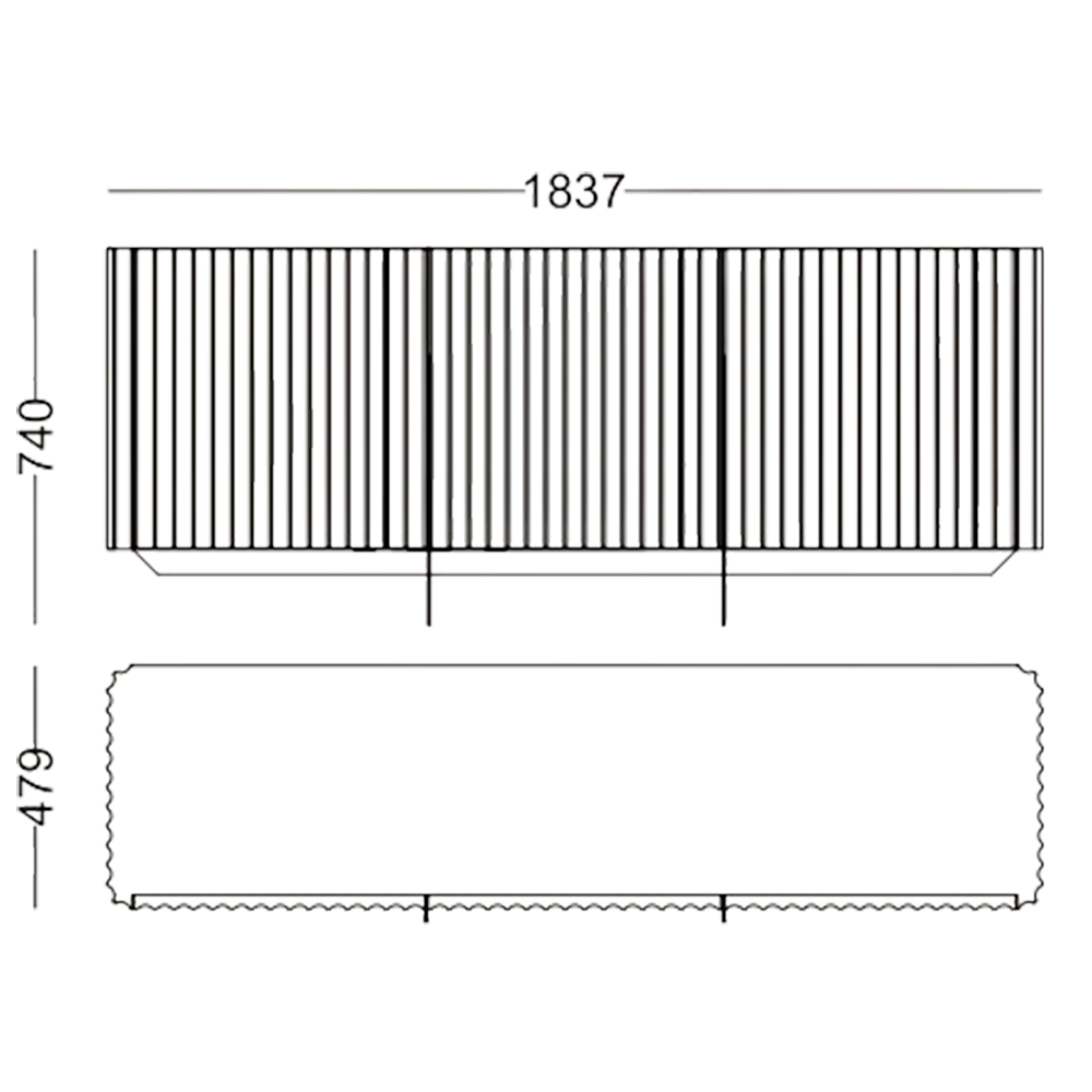 Accordion Sideboard